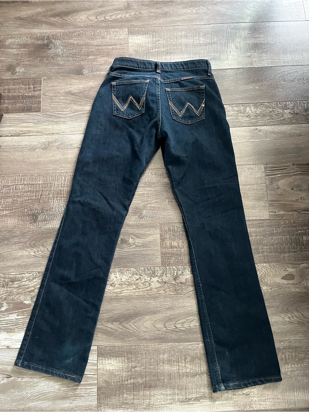 Wrangler Dark Blue Women's Straight-Leg Jeans